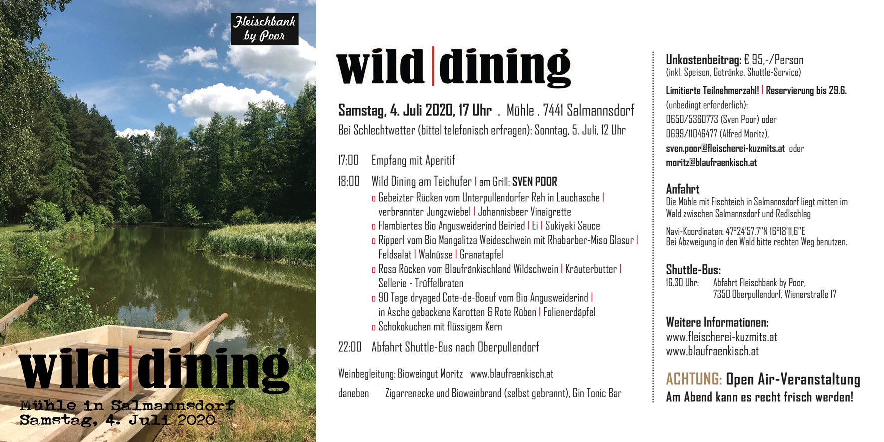 Wild Dining Ablauf